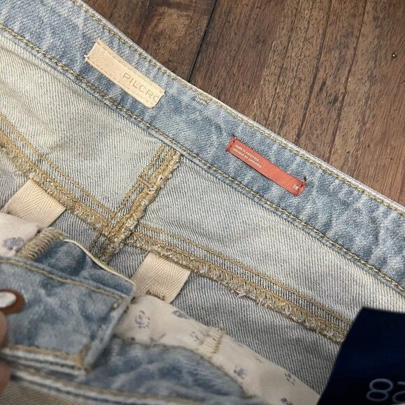 Anthropologie Pilcro Light Wash Cut Off Shorts - Picture 6 of 8